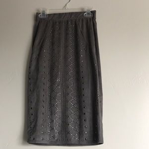 Windsor Grey Bodycon pencil skirt